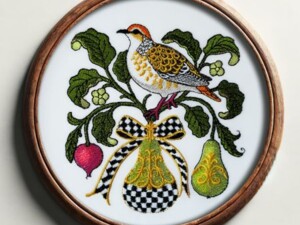 Клетчатые дизайны вышивки