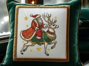 Праздничные дизайны машинной вышивки