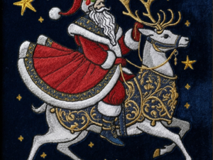 Праздничные дизайны машинной вышивки