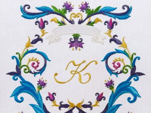 Барокко дизайны вышивки