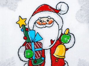 Дед Мороз дизайны вышивки