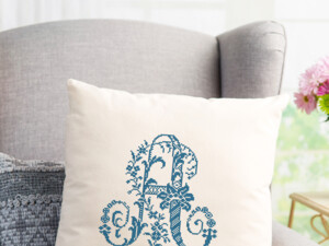 Латинский Алфавит крестом для мега пялец