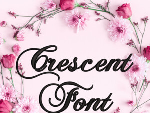 Латинский Каллиграфический шрифт