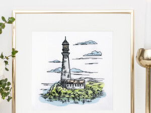 Маяки Дизайны машинной вышивки