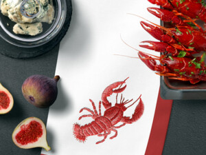 Морские обитатели для столового текстиля