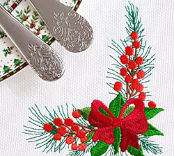 Новогодние уголки дизайны вышивки