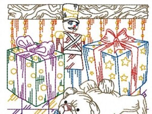 Зимние забавные лоскутные блоки