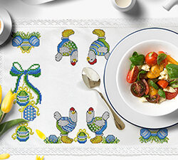 Пасхальная вышивка крестом