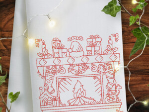 RedWork Дух Рождества