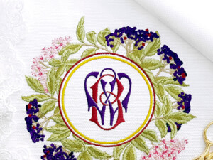 С цветами, ягодами, растительные