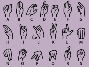 Язык Глухих | Жестов Английский Алфавит