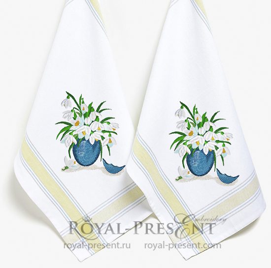Дизайн машинной вышивки Пасхальный букет - Royal Present