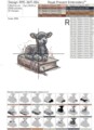 Агнец Божий сидит на Библии - 4 размера
