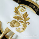 Барочный Орнамент с Желудем - 3 размера