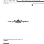 Китайский монохромный набор бордюров - 4 размера