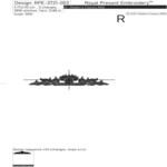 Китайский монохромный набор бордюров - 4 размера