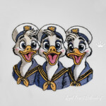 Танцующие утки и маленькие моряки набор - 4 размера