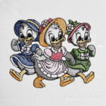 Танцующие утки и маленькие моряки набор - 4 размера