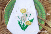 Дизайн для машинной вышивки Букет из одуванчиков - 2 размера