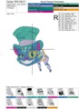 Дизайн для машинной вышивки Чеширский кот в шляпе - 3 размера