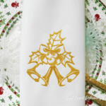 Одноцветные Рождественские колокольчики