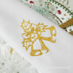 Одноцветные Рождественские колокольчики