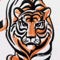 Дизайн для машинной вышивки Тигр Охотник - 3 размера