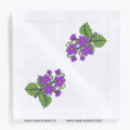 Дизайн для машинной вышивки крестом Фиалки