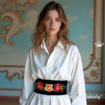 Бордюр из роз Польский фольклор