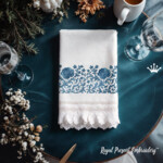 Фрагмент Бордюра розы одноцветные - 4 размера