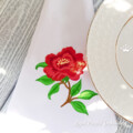 Дизайн машинной вышивки Чайная роза - 2 размера