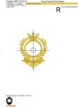 Дизайн машинной вышивки Классическое обрамление монограммы с короной - 3 размера
