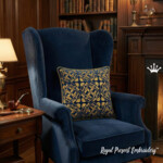 Растительный орнамент для подушек и бордюров - 4 размера