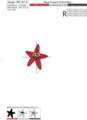 Дизайн машинной вышивки Морская звездочка
