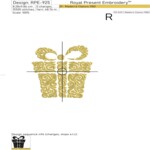 Комплект новогодних витиеватых украшений - 4 размера