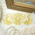 Дизайн машинной вышивки Роскошный золотой - 3 размера