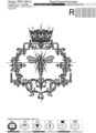 Дизайн машинной вышивки Винтажная Королева Пчела