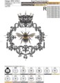 Королевская пчела в рамке - 3 размера