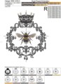 Королевская пчела в рамке - 3 размера