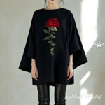 Высокая красная Роза - 3 размера