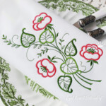 Контурные цветы бесплатно