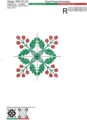 Дизайн машинной вышивки для квилта Растительный - 2 размера