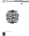Дизайн машинной вышивки надпись на Хэллоуин - 3 размера