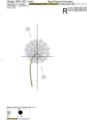 Дизайны машинной вышивки Одуванчики - 6 в 1