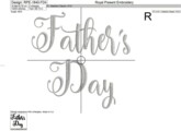 Дизайны машинной вышивки с аппликацией День отца - 5 размеров