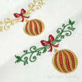 Елочный Шарик бордюр Набор Дизайнов Машинной Вышивки