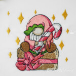 Гномик с леденцом и подарком - 5 размеров