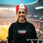 Трехцветный флаг сердце горизонтальный - 4 размера