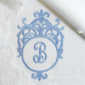 Классическое обрамление для монограммы Дизайн машинной вышивки - 3 размера