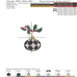 Клетчатый ёлочный шар